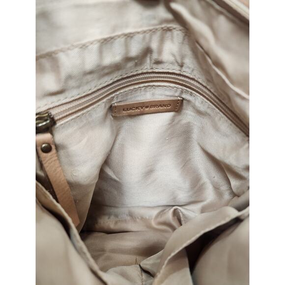 Lucky Brand Tan Leather Crossbody Purse - Picture 11 of 12